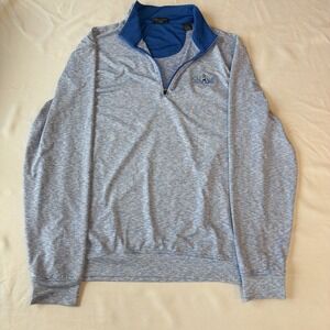 Byron Nelson 1/4 Zip Performance Sweater Mens M Golf Pullover Old South Links